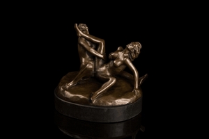 [ Eiraku ] great popularity bronze image spring . one . name goods interior sculpture copper image J.Mavchi