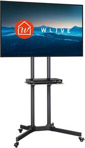 最大65インチ対応 テレビスタンド テレビ壁掛け金具 壁寄せタイプ モニター台 ディスプレイスタンド 調節可能 移動可能 VESA規格 10×10～
