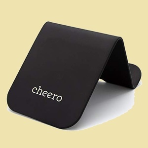 在庫残僅か！ CLIP cheero W-5C CHE-330 ブラック Plus 万能 クリップ ボ-ド シリコン スマホスタンド タブレットスタンド