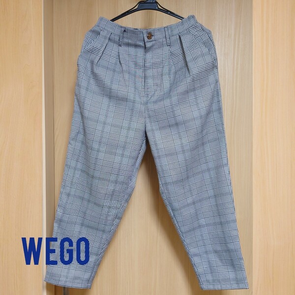 限定値下 早い者勝ち!【美品】WEGO グレンチェック テーパードパンツ