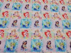 プリンセス 幅150cm×100cm生地 ハギレ はぎれ 薄手 ハンドメイド