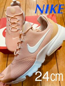 NIKE WMNS PRESTO FLY ナイキ　ウィメンズ　プレスト　フライ　ピンク　ホワイト　レディース　スニーカー　劣化　910569