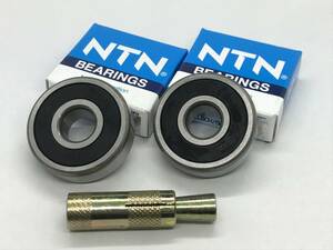 SUZUKI DR250R 日本製 NTN 後リアホイール ハブベアリング 抜き工具 画像付き詳細作業手順 レストア スプロケ