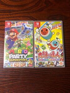 新品未使用 マリオパーティスーパースターズ 太鼓の達人セット