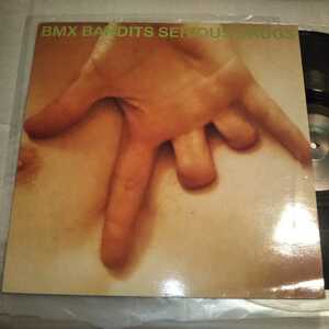 BMX BANDITS SERIOUS DRUGS UK盤 12インチシングル Creation Records CRE 131T 英国ギターポップ Porky刻印