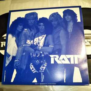 RATT Warren's Birthday 2枚組LP L.B.INC USA R-74101/2 Stephen Pearcy DeMartini Robbin Crosby Juan Croucier Bobby Blotzer 1987 Live