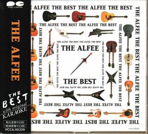 ■THE ALFEE(アルフィー)■ベストアルバム■「THE BEST with original KARAOKE」■2枚組(CD)■品番PCCA-00329■1991/12/04発売■盤面良好■