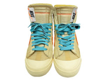 ナイキ NIKE × オフホワイト OFF WHITE BLAZER MID ブレーザー ミッド スニーカー 25.5 ベージュ 中古 ■▲☆AA★ 201120 0200_画像2