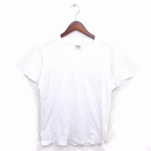 ホーキンス Hawkins G.T. Tシャツ カットソー Vネック 無地 シンプル 綿 コットン 半袖 M ホワイト 白 /TT2 メンズ