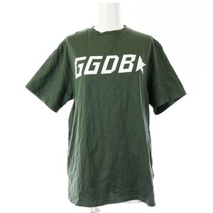 ゴールデングース GOLDEN GOOSE Deuxieme Classe取扱 ロゴTシャツ Tシャツ カットソー 半袖 カーキ 19-070-510-0011-1-0 /HZ7 レディース