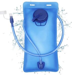 ハイドレーションパック2L給水袋 水分補給 洗いやすい 食品級素材登山アウトドア