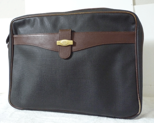  Dunhill duhill серый Brown PVC кожа документы кейс портфель мужской A4 файл место хранения Vintage 