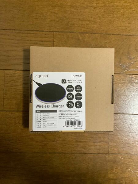 新品未開封　wireless charger JC-W101 ワイヤレス　チャージャー