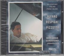 [CD/Bongiovanni]F.アルファーノ:4つの小品Op.3&I.ピッツェッティ:夢&ロマン的な詩曲&レスピーギ:ワルツ他/R.サンディフォルド(p)_画像1