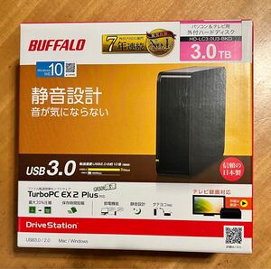 【新品】HD-LC3.0U3-BKD 3TB外付けハードディスク