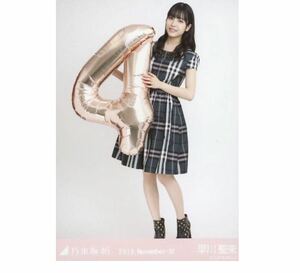 272》乃木坂46 生写真 1枚 公式グッズ　早川聖来　ヒキ　3・4期生Special 乃木坂46 2019.November-IV 会場限定