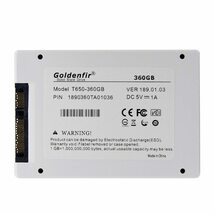 SSD Goldenfir 240GB SATA3 / 6.0Gbps 新品 2.5インチ 高速 NAND TLC 内蔵 デスクトップPC ノートパソコン H770_画像5
