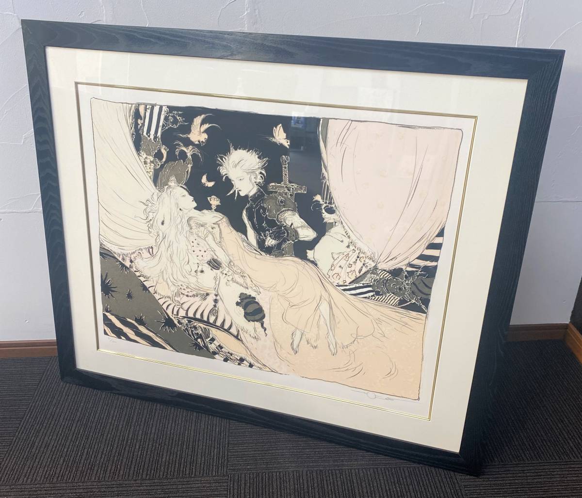 48%割引激安価格の 天野喜孝 天ノ川 リトグラフ 絵画/タペストリ 送料無料について CAT~PUMPKIN~」※即購入不可 リトグラフ「GALLANT 沖麻実也 絵画/タペストリ
