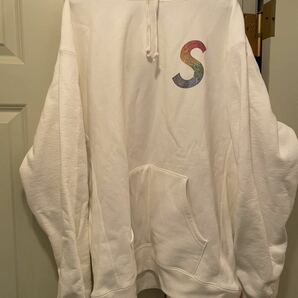 XL Supreme Swarovski S Logo Hooded Sweatshirt White XLarge シュプリーム スワロフスキー パーカー パーカ ホワイト 白 21SS WEEK6