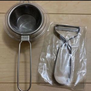 燕 メイドインツバメ 茶こしと受け皿、ピーラー 日本製 TSUBAME