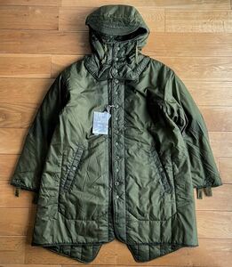 [ новый товар 2021F/W]Engineered Garments LINER JACKET NYLON MICRO RIPSTOP Olive S одежда, сконструированная и изготовленная на научной основе подкладка пальто оливковый 