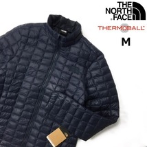 1円～!売切!【正規新品】THE NORTH FACE THERMOBALL ECO JACKET キルティングジャケット US限定 軽量 パッカブル 保温性(M)紺 190122-175_画像2