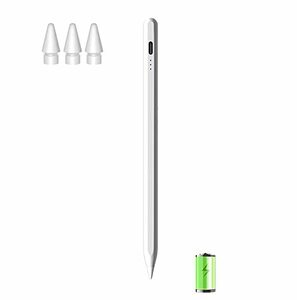 送料無料☆アップルペンシル第2世代互タッチペン Apple Pencil第2世代対応 スタイラスペン ipad ペン 電量表示 