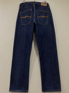 ※Nudie Jeans ヌーディージーンズ SHARP BENGT デニムパンツ イタリア製 濃紺 32 　　　　　　　　　　　　 BJBB.A