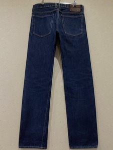 *TMT чай Emuti NO TPT-F1103 cell bichi Denim брюки .. индиго сделано в Японии M BJBB.A