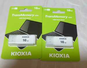 旧東芝　キオキクシア　USBメモリー16GB×2　合計32GB　TOSHIBA メモリーカード USB2.0 