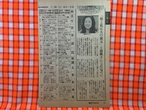 CN21725◆切抜き◇南風洋子◇天ちんの土曜サロン・娘と私は大の親友と南風さん