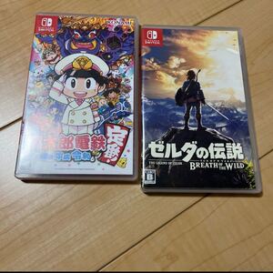 ニンテンドースイッチソフト ゼルダの伝説ブレスオブザワイルド 桃太郎電鉄 switchソフト