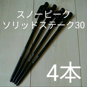【新品・未使用】スノーピーク ソリッドステーク30 4本セット