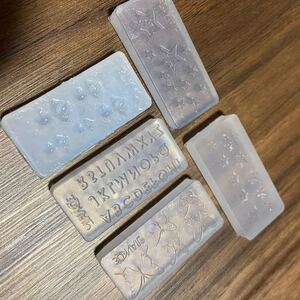シリコンモールド レジン ミニサイズ5個セット