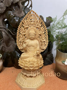 仏教美術品 木製 仏像 薬師如来 薬師如来像 祈る 厄除 精密細工