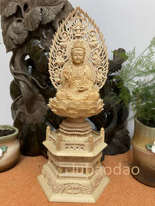 観音菩薩 観音像 観音菩薩像 精密彫刻 供養品 仏教工芸品 極上品 仏師で仕上げ品 木彫仏像