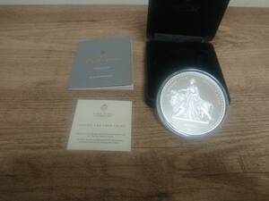 5オンス 2021年 イギリス領 セントヘレナ 東インド ウナとライオン 銀貨 元箱&COA付属 プルーフ 人気 限定300枚 マスターピース ウナ 完売