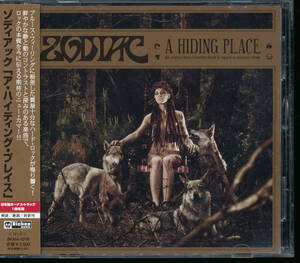 ゾディアック/ZODIAC/A HIDING PLACE/ア・イディング・プレイス★日本盤