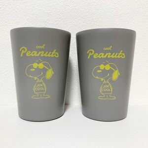スヌーピー タンブラー ステンレス製 カップホルダー 2個セット