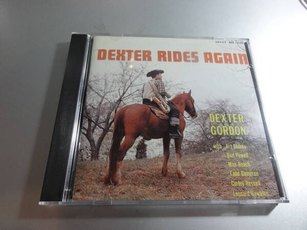 DEXTER GORDON WITH ART BULAKEY BUD POWELL デクスター・ゴードン DEXTER RIDES AGAIN 国内