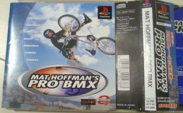 【送料込・追跡番号有】 MAT HOFFMAN'S PRO BMX　プレイステーション　マットホフマン