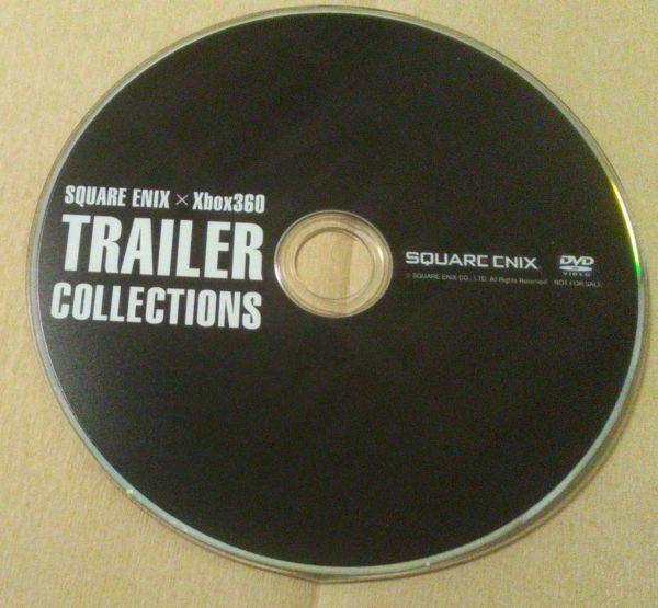 【送料込・追跡番号有】 ディスクのみ スクウェア・エニックス XBOX360 トレーラーコレクション TRAILER COLLECTIONS SQUARE