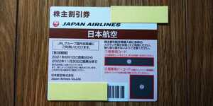 JAL 日本航空 株主優待制券 1枚