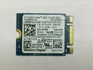 WD SN520 m.2 2230 SSD Dell 0FFD82 512GB NVMe PCIe For Microsoft Surface Laptop 海外 即決