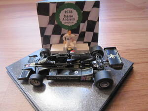 Quartzo F1 CLASSIC 1/43 ロータス 78 アンドレッティ WORLD CHAMPIONS 1978 LOTUS78 フォード FORD ワールドチャンピオン JPS　WC02