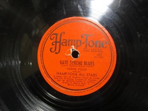 ★☆SP盤レコード GATE SERENE BLUES / JENNY HAMP-TONE ALL STARS 蓄音機用 中古品☆★[4397]