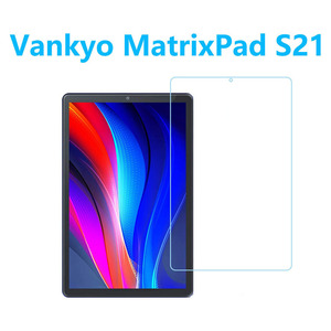 Vankyo MatrixPad S21 強化ガラスフィルム 指紋防止飛散防止気泡防止エアレース加工 自動吸着 高硬度9H 高透過率