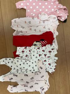 出産準備 ベビーロンパース バースデイ H&M ベビー服 まとめ売り ミニー ディズニーベビー