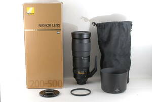 【ほぼ未使用 保障付 動作確認済】Nikon AF-S NIKKOR 200-500mm f/5.6E ED IF M/A SIC SWM VR ニコン ニッコール Q2305@HK