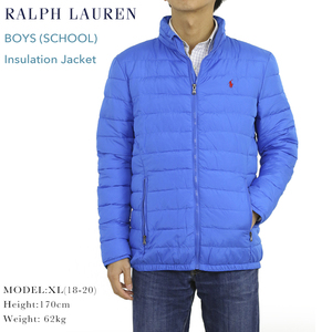 新品 アウトレット A220 M(10-12)サイズ ボーイズ 化繊 インサレーション ジャケット polo ralph lauren ポロ ラルフ ローレン 